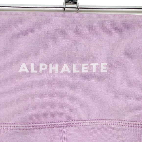 Alphalete Halo Seamless Leggings Women’s Size Small Pink High Rise 7/8 - Picture 9 of 12